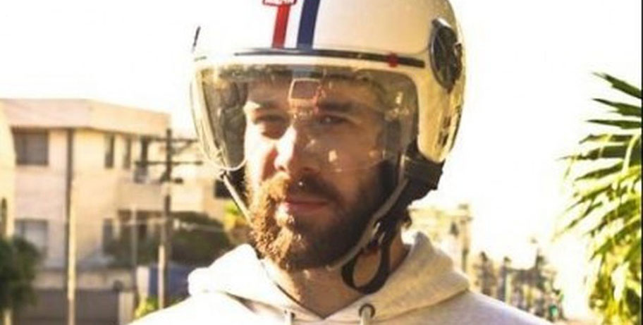 Russell Privett Person wearing a helmet and hoodie